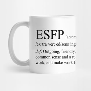 ESFP Personality (Dictionary Style) Light Mug